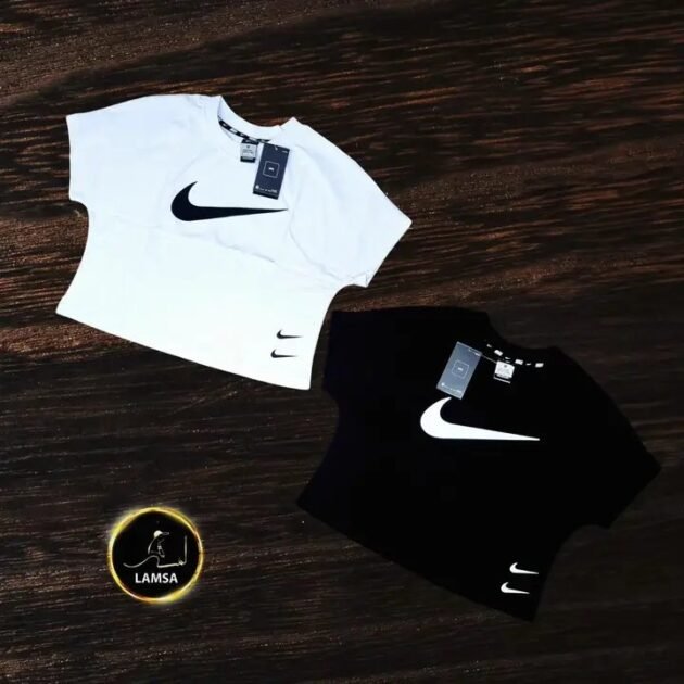 تيشرت NIKE قصير رياضي (ببصمةNike كبيرة)2300da