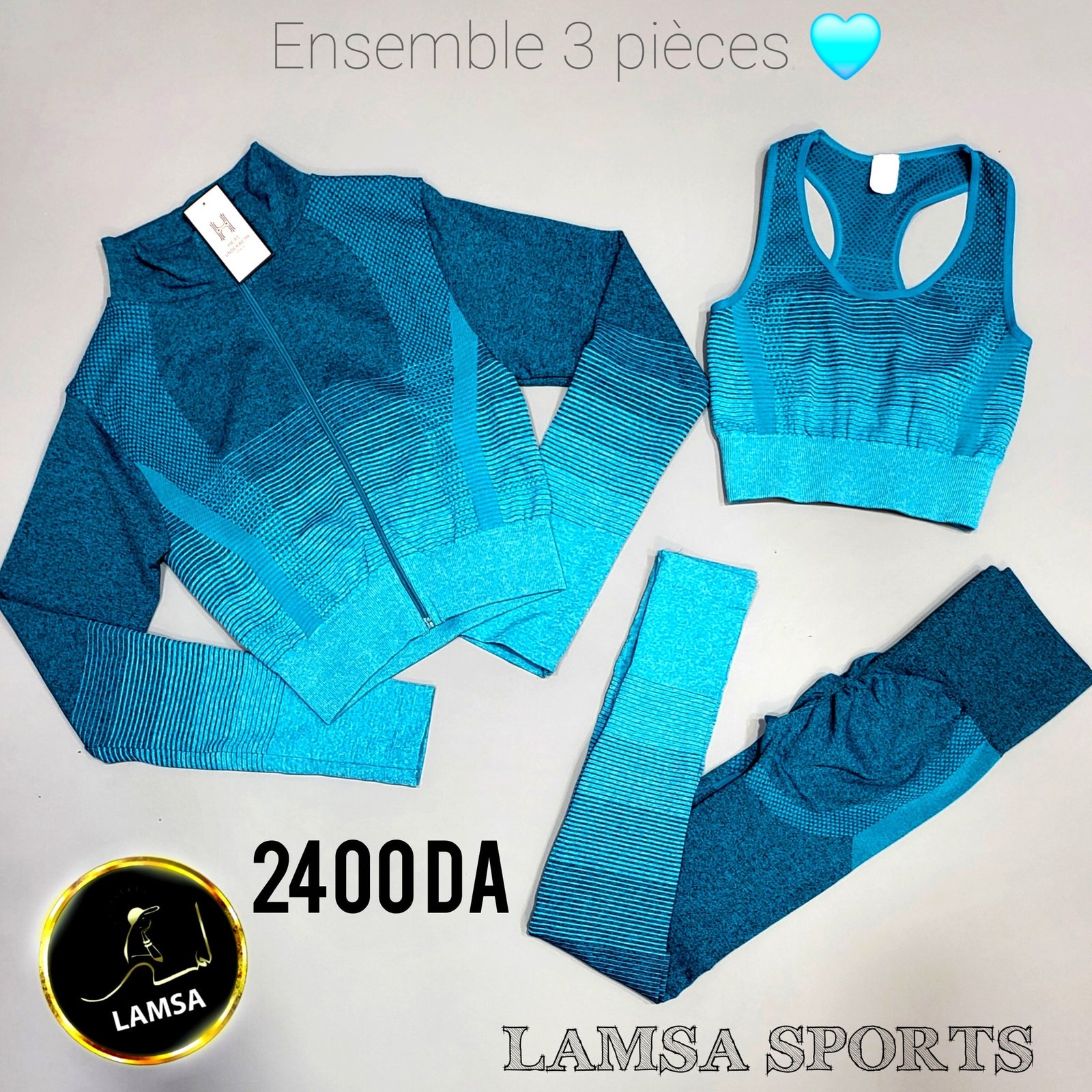 طقم رياضي 3 قطع (38-46) - الصورة 4